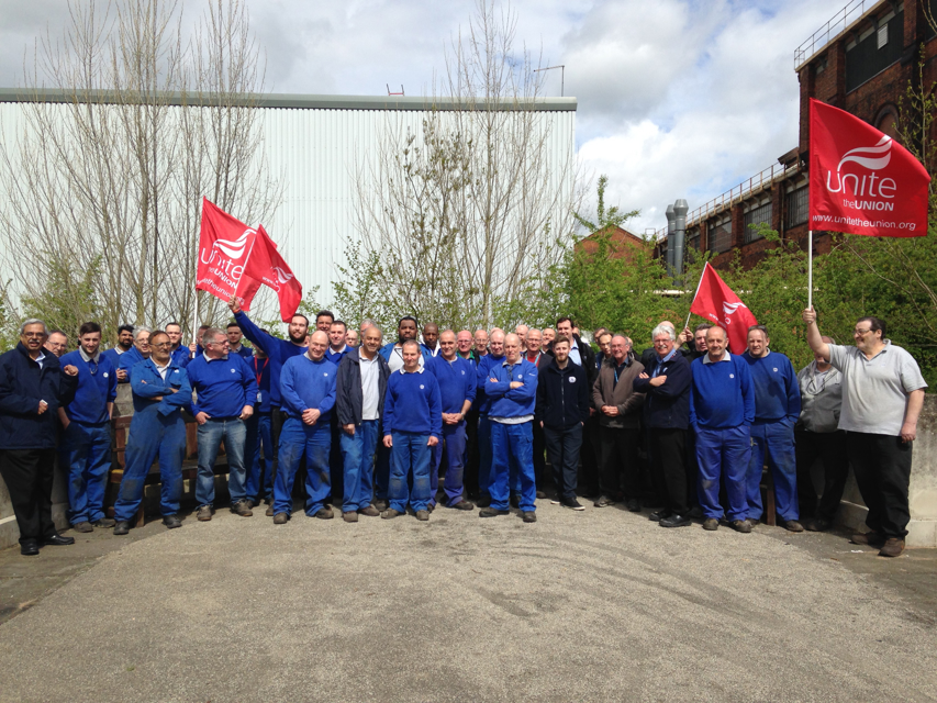 Demonstration in Rugby, United Kingdom